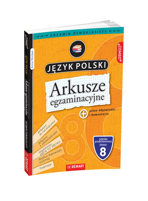 Arkusze egzaminacyjne z języka polskiego dla 8-klasisty