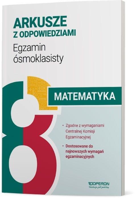 Arkuszez odpowiedziami Egzamin ósmoklasisty 2024 Matematyka