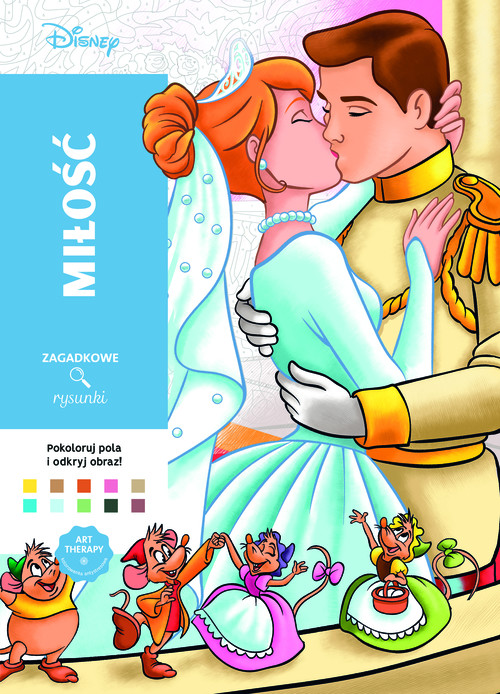 Art therapy Kolorowanka antystresowa Disney Miłość
