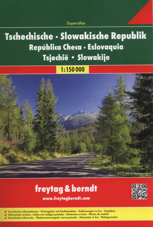 Atlas Czechy Słowacja 1:150 000