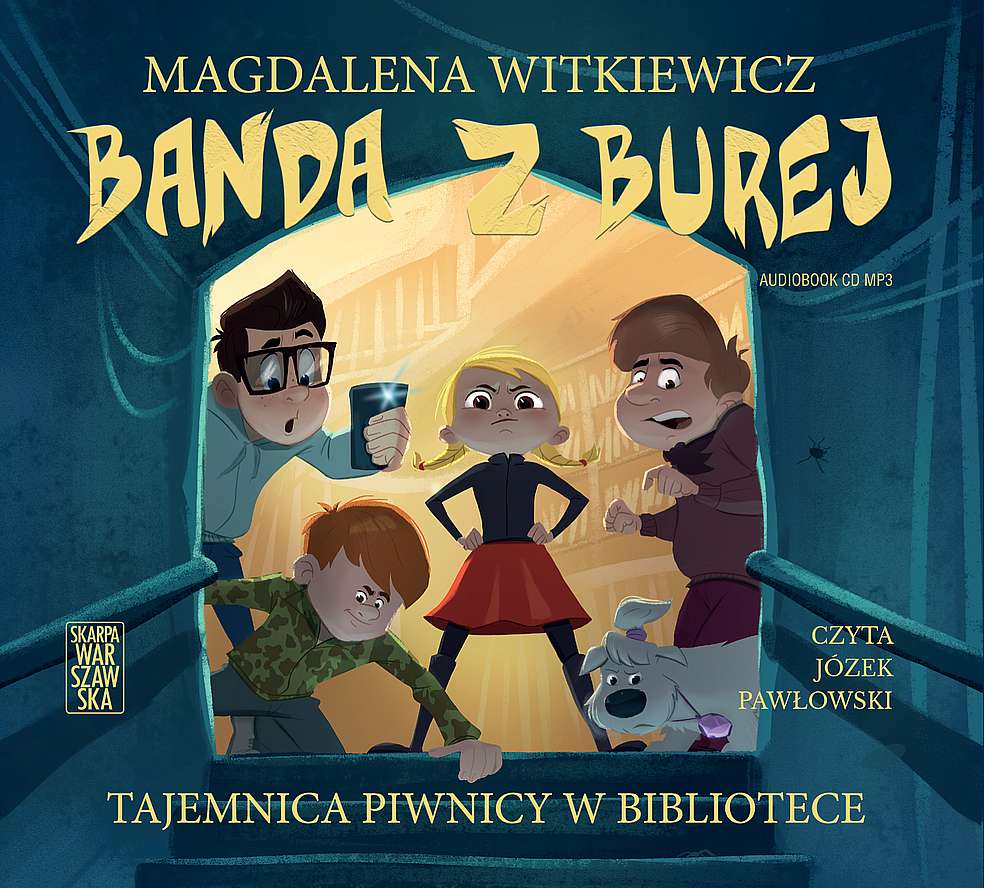 AUDIOBOOK Banda z Burej Tajemnica piwnicy w bibliotece