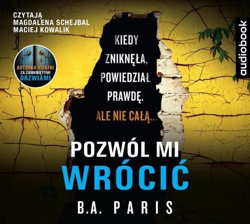 AUDIOBOOK Pozwól mi wrócić