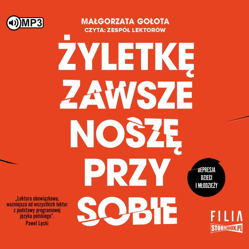 AUDIOBOOK Żyletkę zawsze noszę przy sobie Depresja dzieci i młodzieży