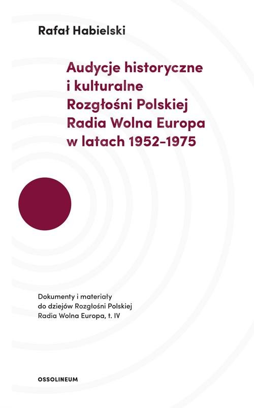 Audycje historyczne i kulturalne Rozgłośni Polskiej Radia Wolna Europa w latach 1952-1975