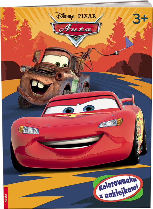 Auta. Kolorowanka z Naklejkami
