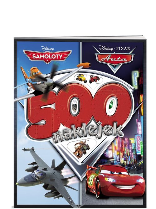 Disney PIXAR Samoloty/Auta. 500 naklejek