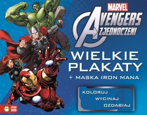 Avengers Wielkie plakaty + maska Iron Mana