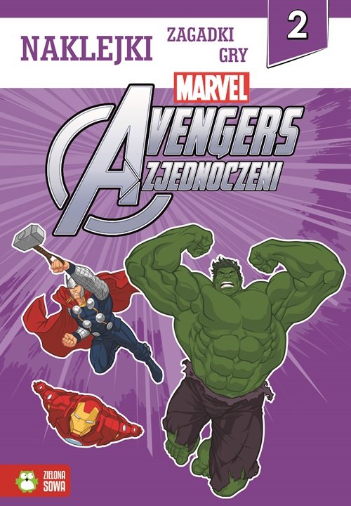 Avengers Zjednoczeni Część 2 Naklejki zagadki gry