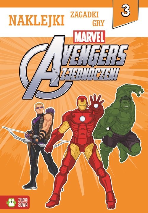 Avengers Zjednoczeni Część 3 Naklejki zagadki gry