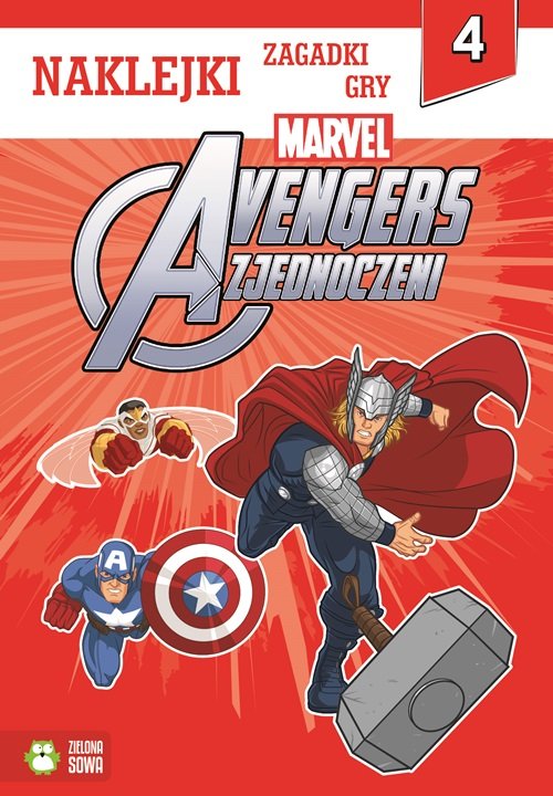 Avengers Zjednoczeni Część 4 Naklejki zagadki gry
