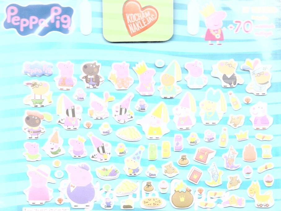 Bajka dla Peppy. Świnka Peppa. Kocham naklejać