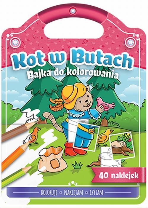 Bajka do kolorowania Kot w butach