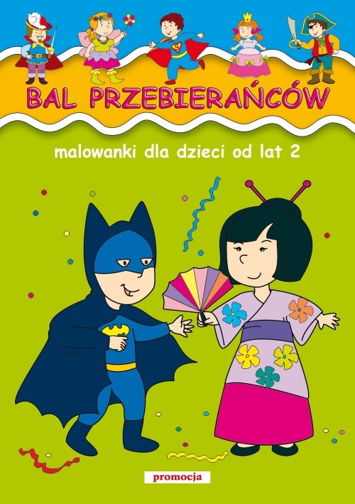 Bal przebierańców malowanki dla dzieci od lat 2