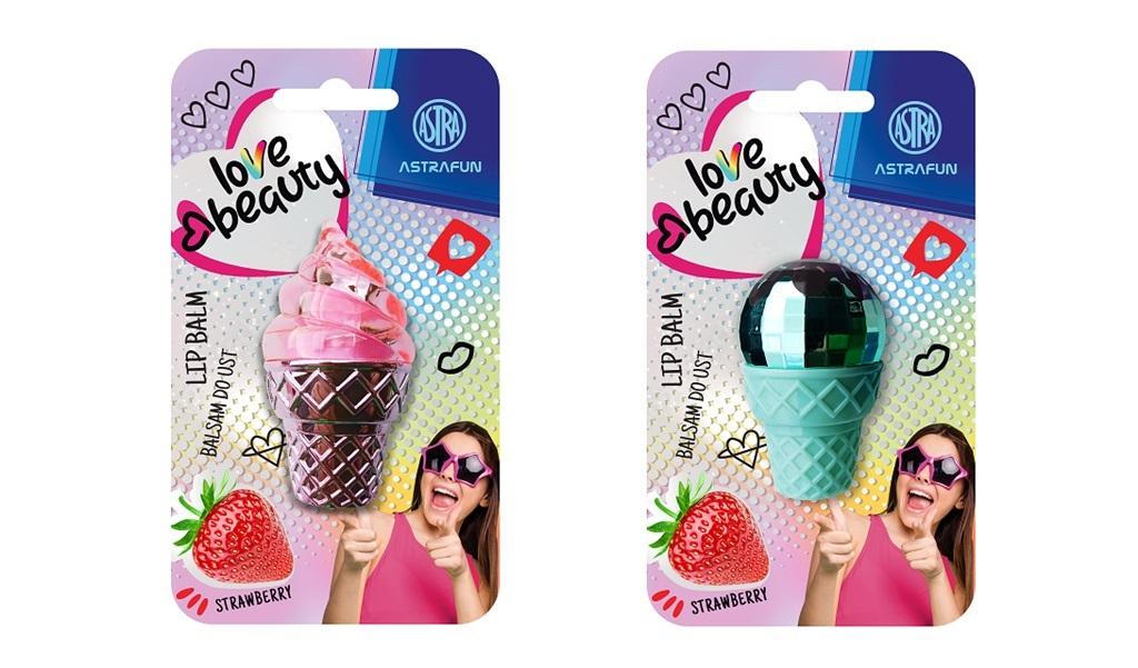 Balsam do ust Astrafun Ice Cream 1szt.mix