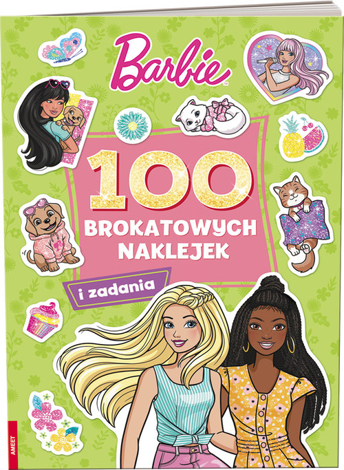 Barbie 100 Brokatowych naklejek