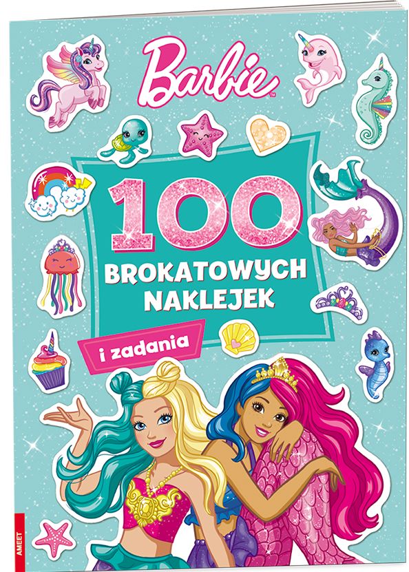 Barbie Dreamtopia 100 brokatowych naklejek