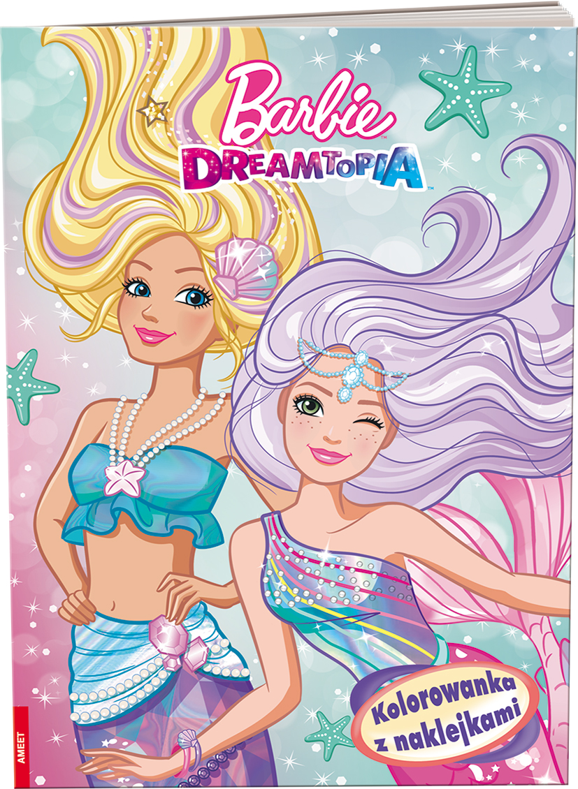 Barbie Dreamtopia Kolorowanka Z Naklejkami