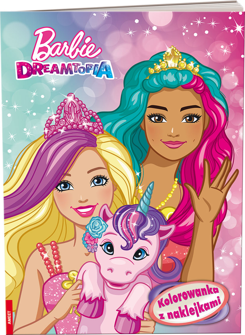 Barbie Dreamtopia Kolorowanka z naklejkami NA-1402
