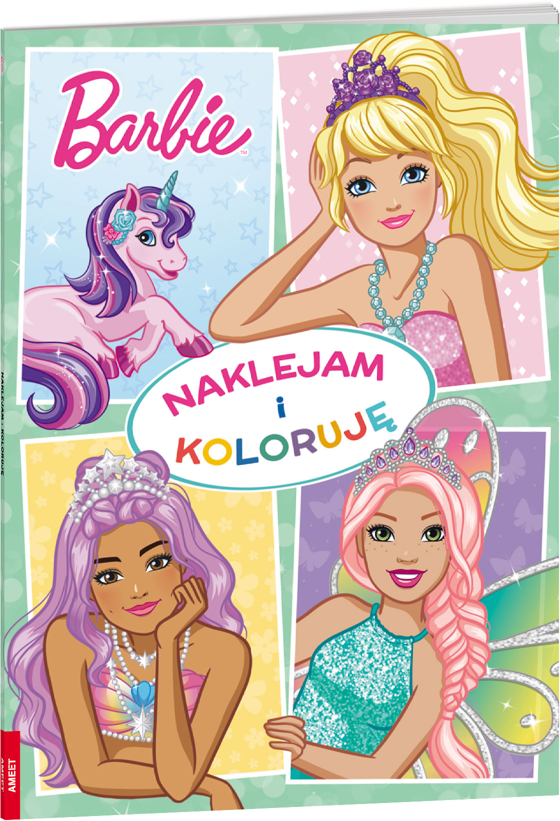 Barbie Dreamtopia Naklejam i Koloruję