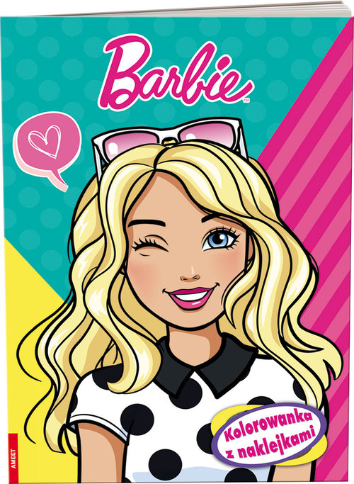 Barbie Kolorowanka z naklejkami