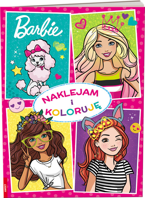 Barbie Naklejam i koloruję