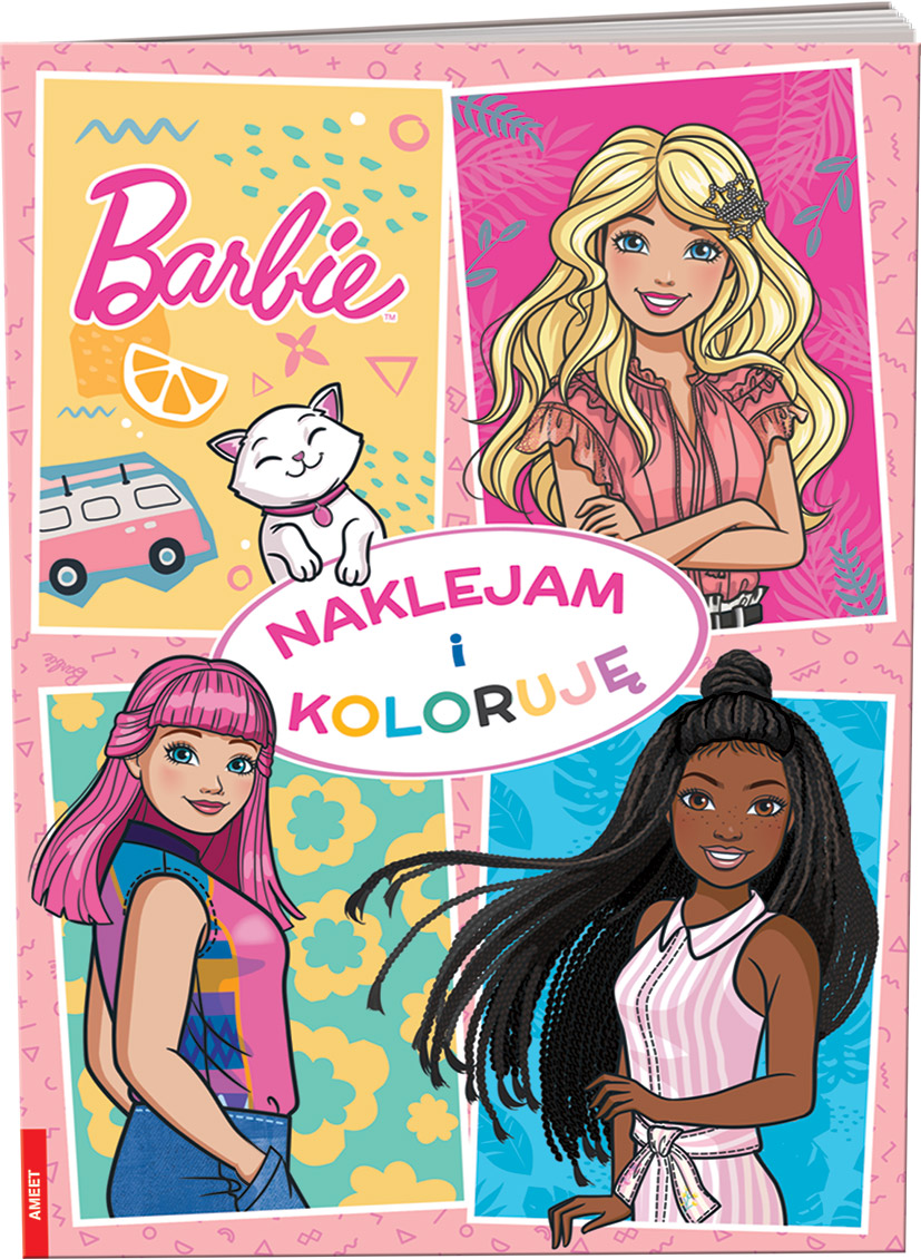 Barbie Naklejam i Koloruję