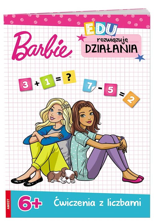 Barbie Rozwiązuję działania 6+