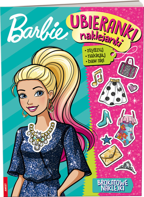 Barbie Ubieranki naklejanki