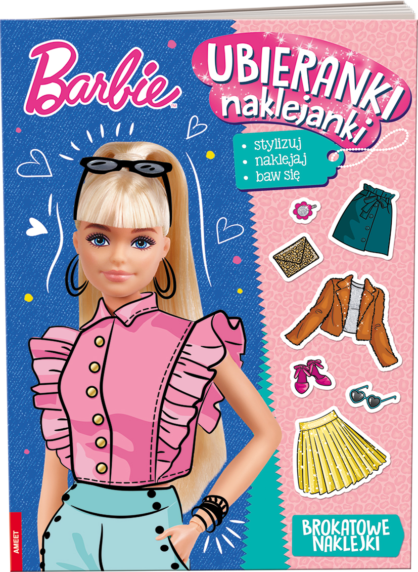 Barbie Ubieranki naklejanki