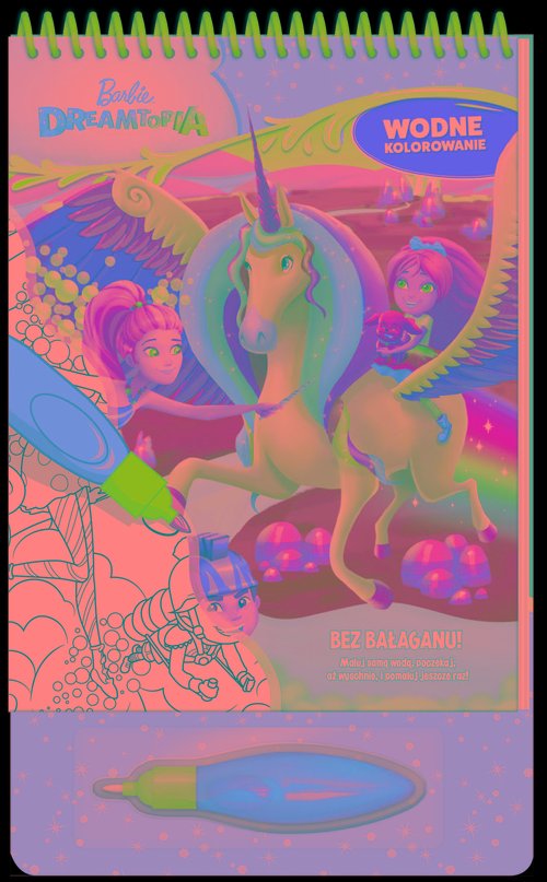 Barbie Wodne kolorowanie