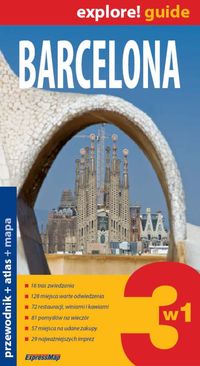 Barcelona - 3w1 przewodnik + atlas + mapa