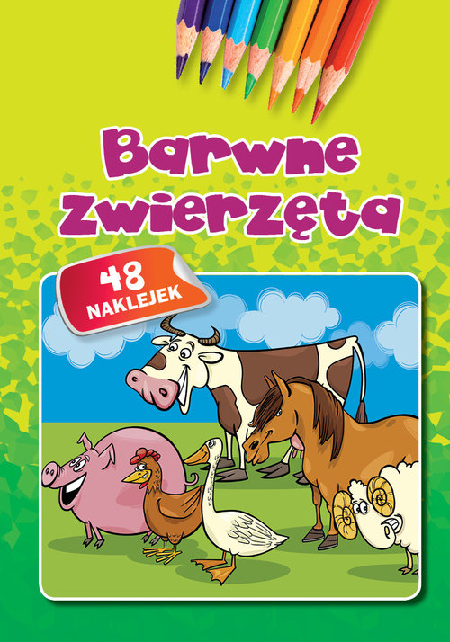 Barwne zwierzęta Kolorowanka