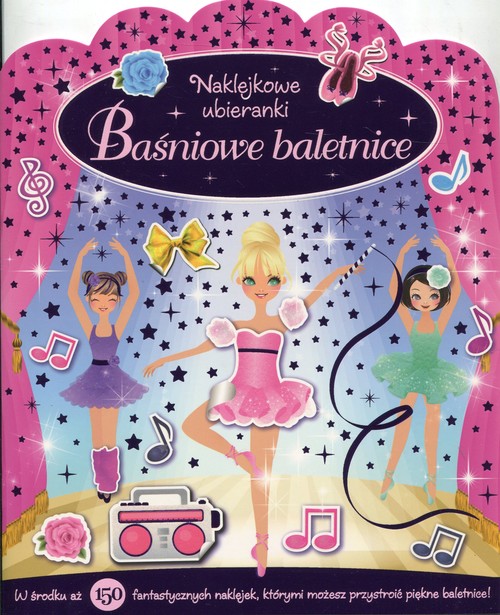 Baśniowe baletnice Naklejkowe ubieranki