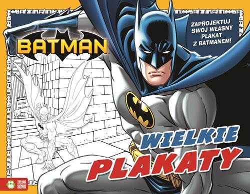 Batman Wielkie plakaty + zawieszki na drzwi Kolorowanka