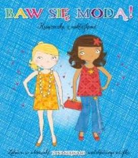 Baw się modą z naklejkami! Niebieska