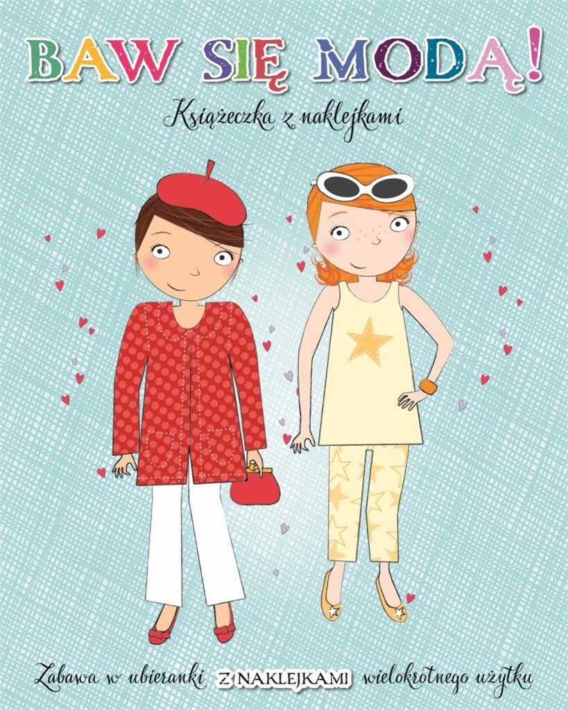 Baw się modą z naklejkami - Turkusowa