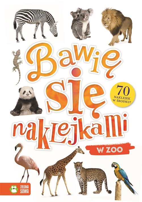 Bawię się naklejkami W zoo