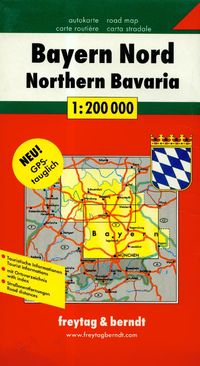 Bayern Nord road map 1: 200 000