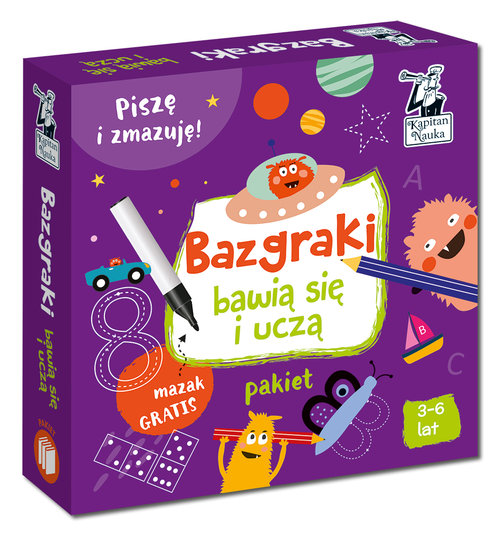 Bazgraki bawią się i uczą 3-6 lat PAKIET