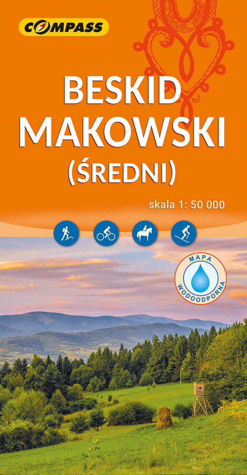 Beskid Makowski mapa laminowana 1:50 000