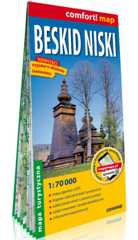Beskid Niski laminowana mapa turystyczna 1:70 000
