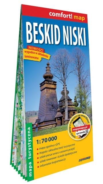 Beskid Niski mapa turystyczna 1:70 000