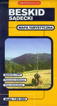 Beskid Sądecki mapa turystyczna