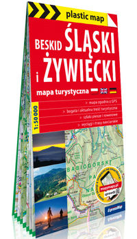 Beskid Śląski i Żywiecki; foliowana mapa turystyczna 1:50 000