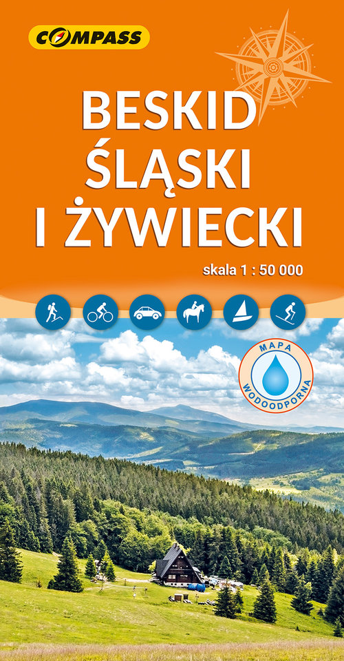 Beskid Śląski i Żywiecki wersja laminowana