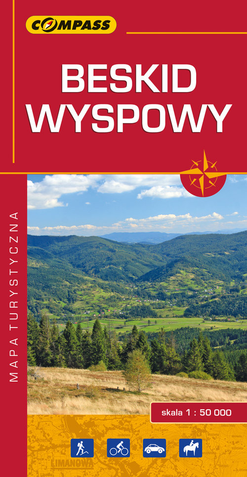 Beskid Wyspowy Mapa turystyczna 1:50 000