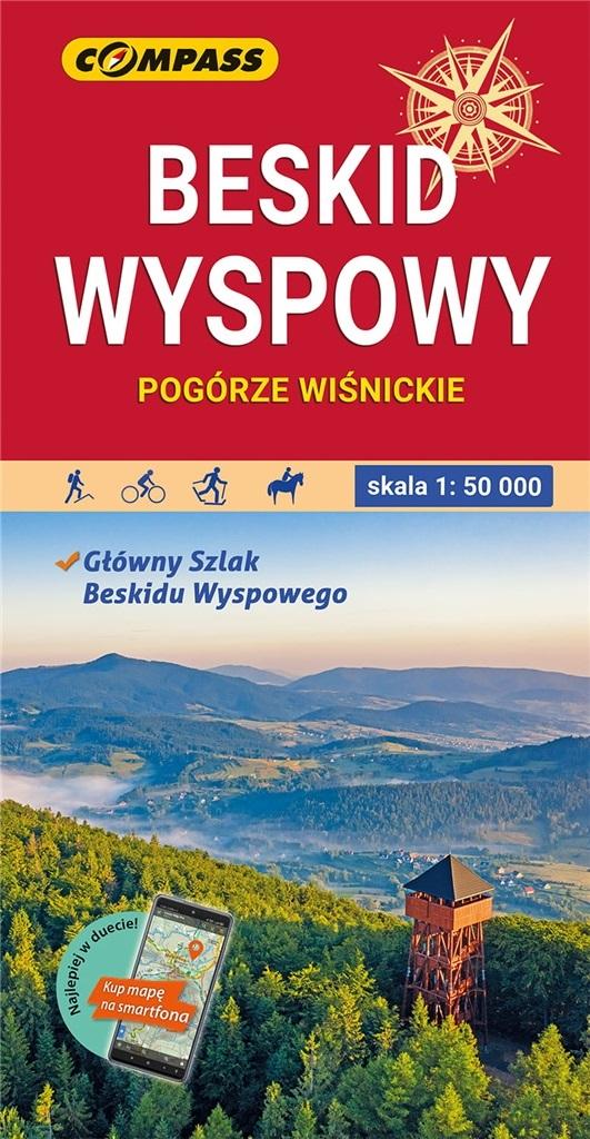 Beskid Wyspowy Pogórze Wiśnickie 1:50 000