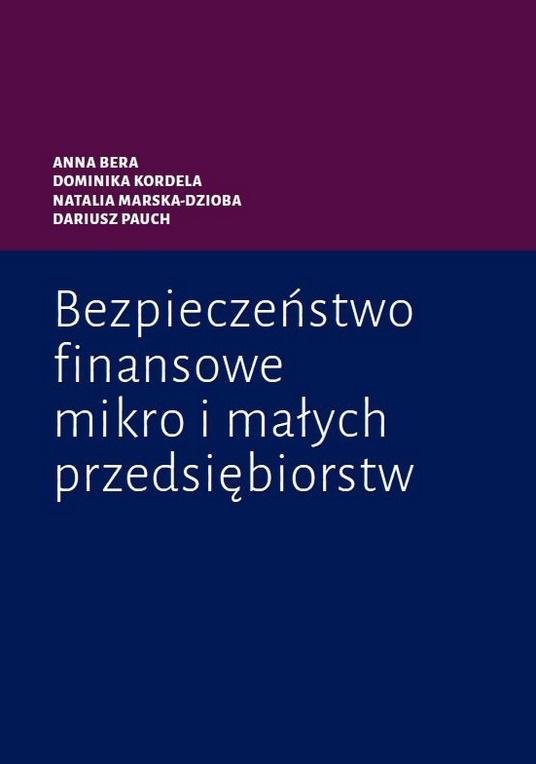 Bezpieczeństwo finansowe mikro i małych przedsiębiorstw