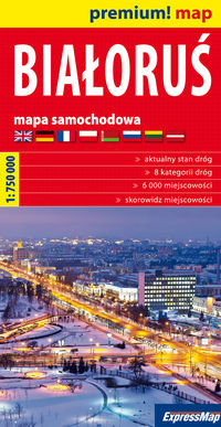Białoruś mapa samochodowa 1:150 000
