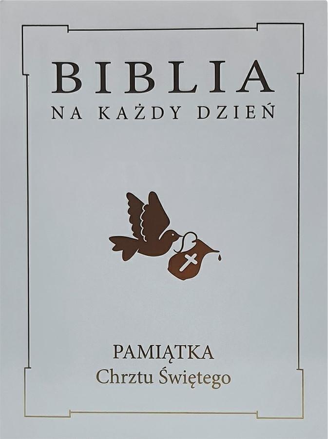 Biblia na każdy dzień Pamiątka Chrztu Świętego (złota)